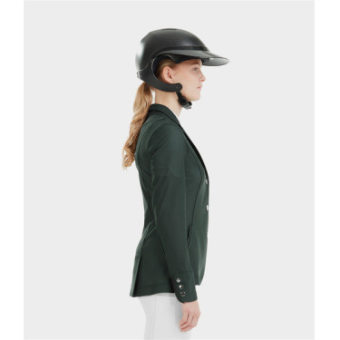 Chaqueta de concurso Aeromesh Horse Pilot mujer Verde oscuro