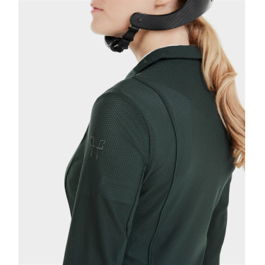 Chaqueta de concurso Aeromesh Horse Pilot mujer Verde oscuro