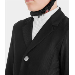 Chaqueta de concurso Aeromesh Horse Pilot niño Negro