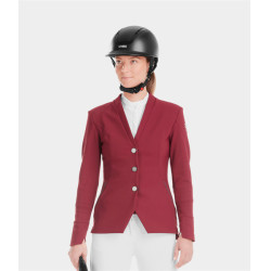 Chaqueta de concurso Aerotech Horse Pilot mujer Rojo oscuro