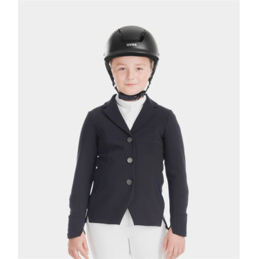 Chaqueta de concurso Aerotech Horse Pilot niña Noche oscura Negro