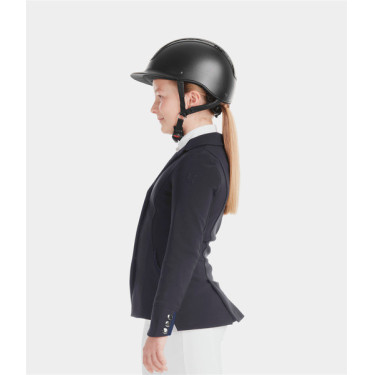 Chaqueta de concurso Aerotech Horse Pilot niña Noche oscura Negro