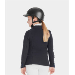 Chaqueta de concurso Aerotech Horse Pilot niña Noche oscura Negro