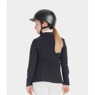 Chaqueta de concurso Aerotech Horse Pilot niña Noche oscura Negro