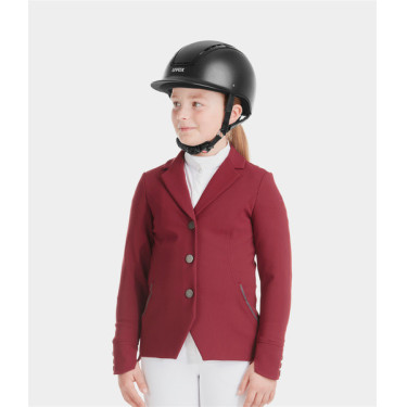 Chaqueta de concurso Aerotech Horse Pilot niña Rojo oscuro