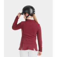 Chaqueta de concurso Aerotech Horse Pilot niña Rojo oscuro