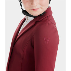 Chaqueta de concurso Aerotech Horse Pilot niña Rojo oscuro