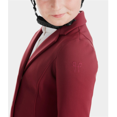 Chaqueta de concurso Aerotech Horse Pilot niña Rojo oscuro