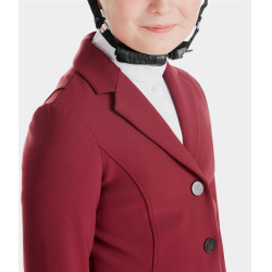 Chaqueta de concurso Aerotech Horse Pilot niña Rojo oscuro
