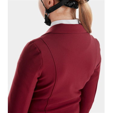 Chaqueta de concurso Aerotech Horse Pilot niña Rojo oscuro
