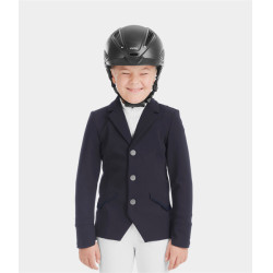 Chaqueta de concurso Aerotech Horse Pilot niño Noche oscura Negro