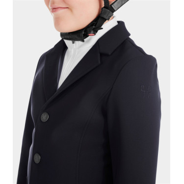 Chaqueta de concurso Aerotech Horse Pilot niño Noche oscura Negro