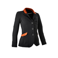 Chaqueta de concurso Children Horse Pilot niña Negro