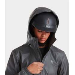 Chaqueta impermeable larga Raintech Horse Pilot mujer Hierro Gris