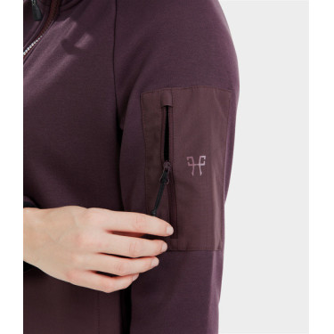 Chaqueta polar Pampa Horse Pilot mujer Cata de vinos Violeta