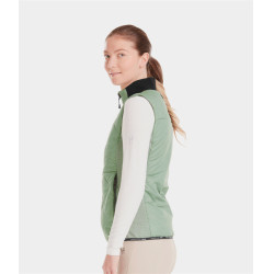 Chaleco sin mangas Horse Pilot mujer Verde suave
