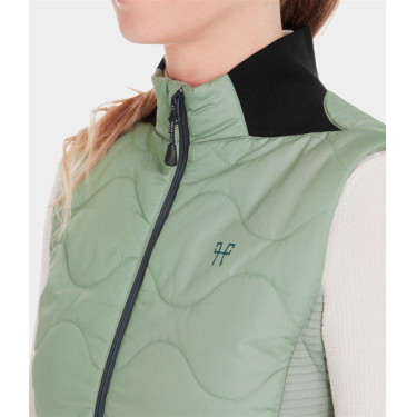 Chaleco sin mangas Horse Pilot mujer Verde suave