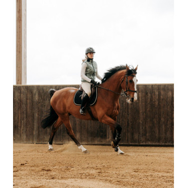 Chaleco sin mangas Horse Pilot mujer Verde suave