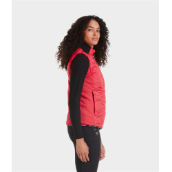 Chaleco sin mangas Horse Pilot mujer Barra de labios Rojo