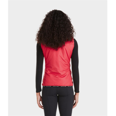 Chaleco sin mangas Horse Pilot mujer Barra de labios Rojo