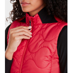 Chaleco sin mangas Horse Pilot mujer Barra de labios Rojo