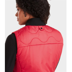 Chaleco sin mangas Horse Pilot mujer Barra de labios Rojo