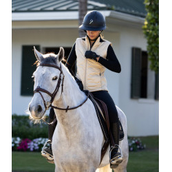 Chaleco sin mangas Horse Pilot mujer Latté Marr&amp;amp;amp;oacute;n