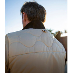 Chaleco sin mangas Horse Pilot hombre Latté Marrón