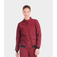 Chaqueta Teddy Horse Pilot mujer Rojo oscuro