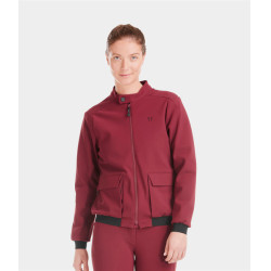 Chaqueta Teddy Horse Pilot mujer Rojo oscuro