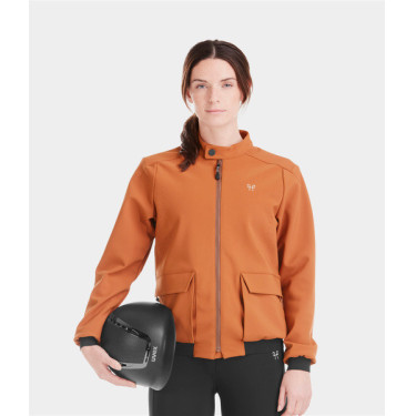 Chaqueta Teddy Horse Pilot mujer Marrón dorado Marr&amp;amp;amp;oacute;n