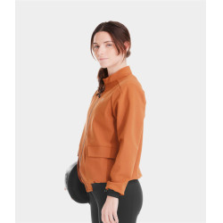 Chaqueta Teddy Horse Pilot mujer Marrón dorado Marr&amp;amp;amp;oacute;n