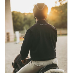 Chaqueta Teddy Horse Pilot hombre Negro