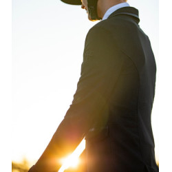 Chaqueta de competición Aeromesh mujer Horse Pilot Negro