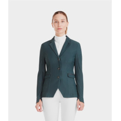 Chaqueta de competición Aeromesh mujer Horse Pilot Verde oscuro