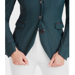 Chaqueta de competición Aeromesh mujer Horse Pilot Verde oscuro
