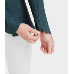 Chaqueta de competición Aeromesh mujer Horse Pilot Verde oscuro