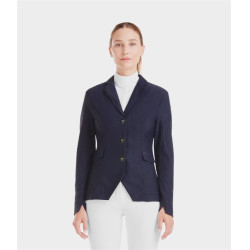 Chaqueta de competición Aeromesh mujer Horse Pilot Noche oscura Negro