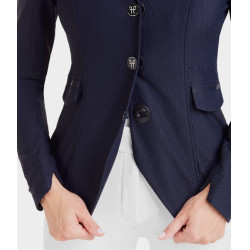 Chaqueta de competición Aeromesh mujer Horse Pilot Noche oscura Negro