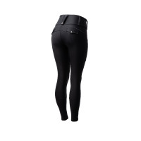 Pantalón de equitación B Vertigo híbrido de compresión Chiara para mujer Belleza negra Negro