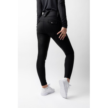 Pantalón de equitación B Vertigo híbrido de compresión Chiara para mujer Belleza negra Negro Pantalón de equitación B Vertigo híbrido de compresión Chiara para mujer Belleza negra Negro