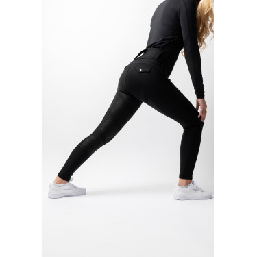 Pantalón de equitación B Vertigo híbrido de compresión Chiara para mujer Belleza negra Negro Pantalón de equitación B Vertigo híbrido de compresión Chiara para mujer Belleza negra Negro