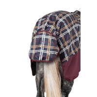 Manta de exterior Glasgow con forro polar y elementos reflectantes Horze Rocío marino