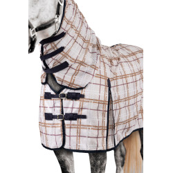 Manta antimoscas Horze Defender Estampado de cuadros Multicolor