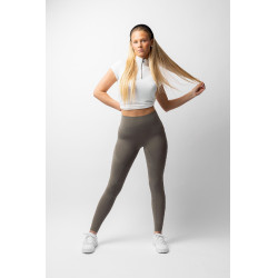 Leggings de equitación B Vertigo Viktoria sin costuras para mujer con grip integral Albahaca caliente Rosa