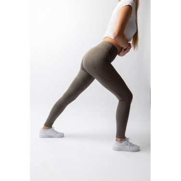 Leggings de equitación B Vertigo Viktoria sin costuras para mujer con grip integral Albahaca caliente Rosa