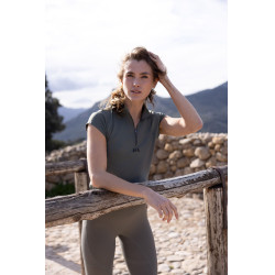 Leggings de equitación B Vertigo Viktoria sin costuras para mujer con grip integral Albahaca caliente Rosa