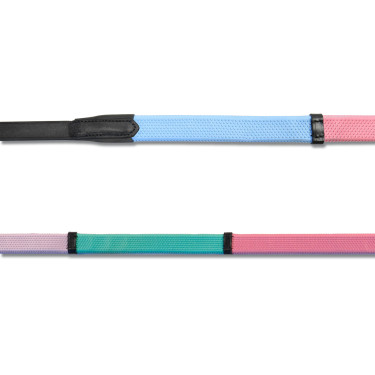 Riendas de goma Rainow Star Negro