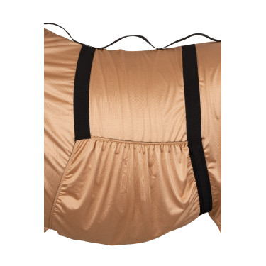 Cobertura anti-UV y anti eccema con solapa ventral y cuello Horze Marrón claro Cobertura anti-UV y anti eccema con solapa ventral y cuello Horze Marrón claro