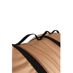 Cobertura anti-UV y anti eccema con solapa ventral y cuello Horze Marrón claro